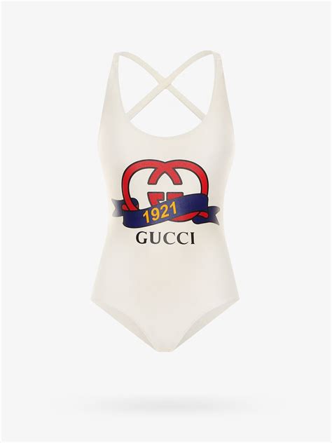 gucci white swimsuit|gucci swimsuit women.